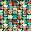 Dekostoff Leinenoptik Geometric Pattern by lycklig design