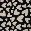 Baumwollstoff Woven co/ea denim Emily Hearts