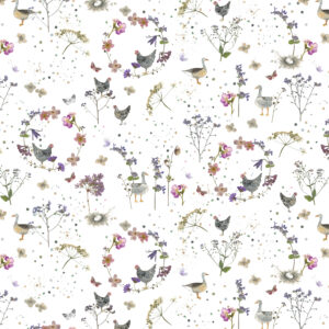 Baumwollstoff Landhausromantik