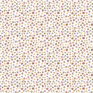 Baumwollstoff Kleine Blütenromantik