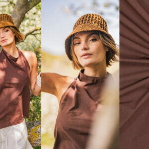 Woven co poplin stone washed,Fibre Mood 39