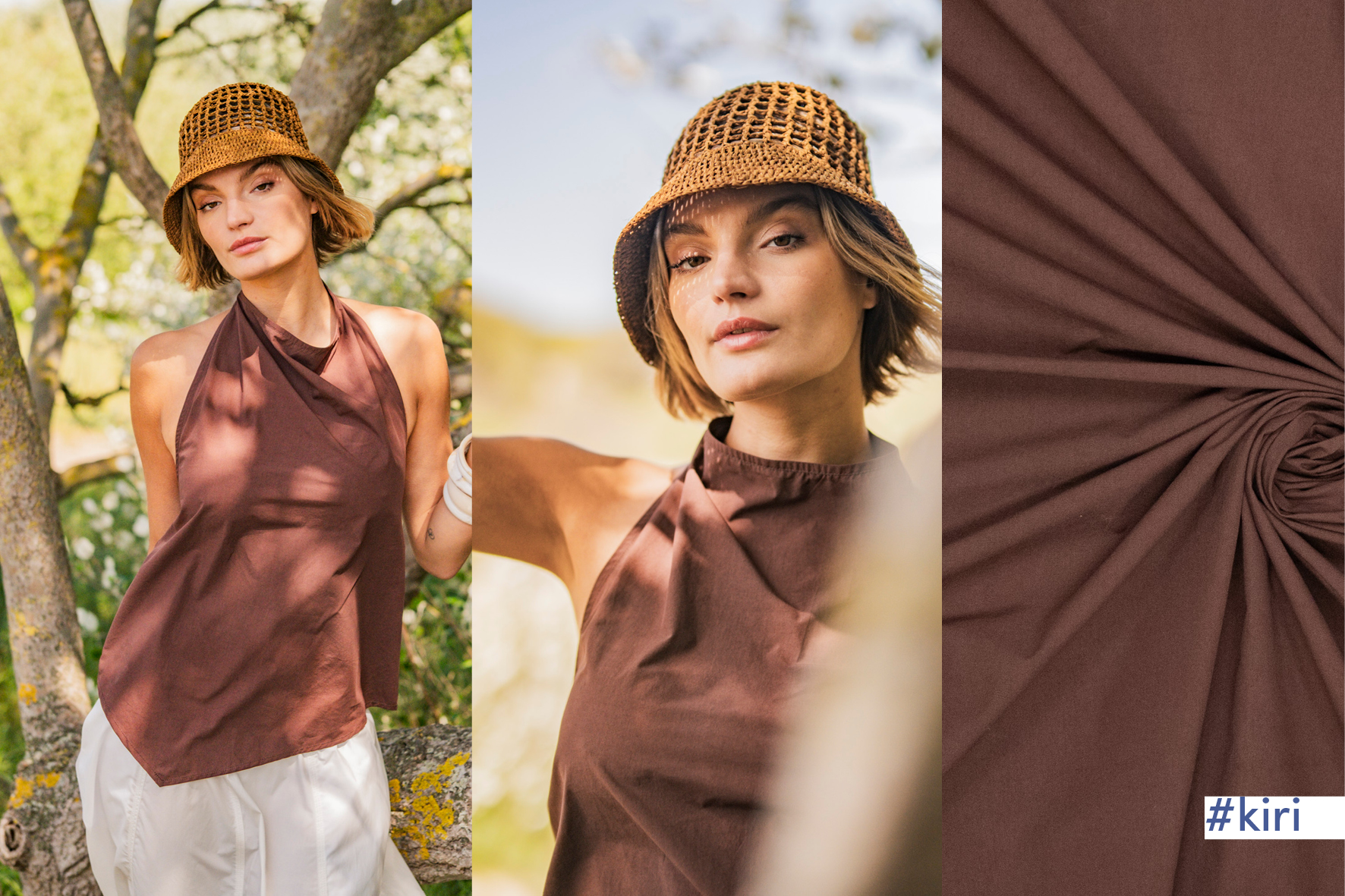 Woven co poplin stone washed,Fibre Mood 39