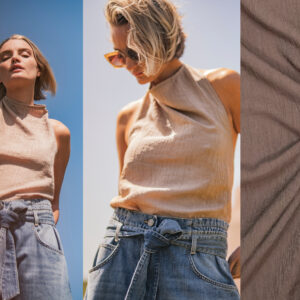 Woven Tencel Wool Crash, Fibre Mood 39