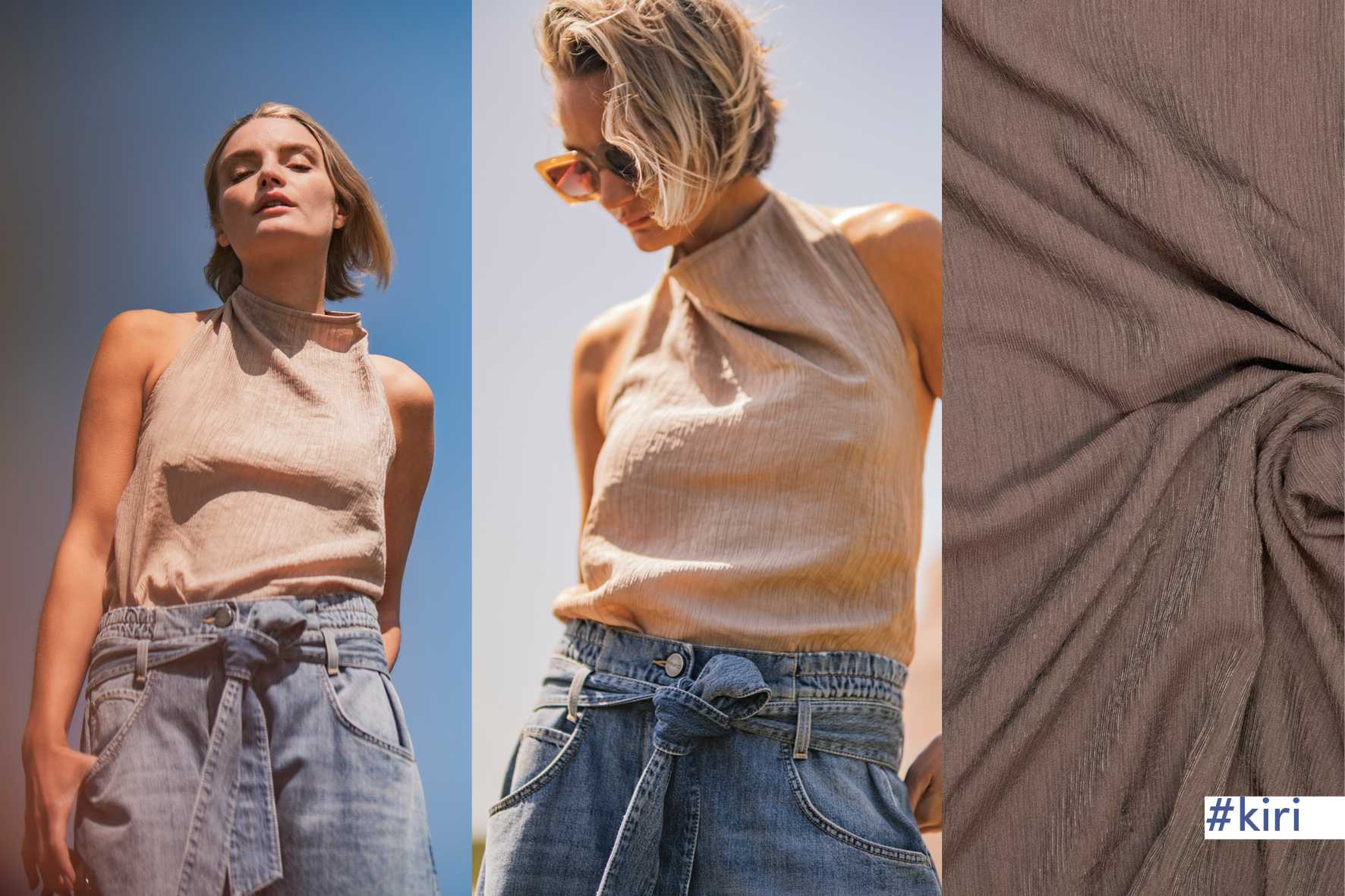 Woven Tencel Wool Crash, Fibre Mood 39
